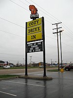 USA - Springfield IL - Cozy Dog Drive In Sign (10 Apr 2009)